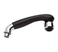 DOCCETTA PER MONOFORO CON CURVA Nera c/particolari cromo REMER