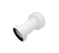 Dianhydro Prolunga per Scarico WC a Parete con borchia 100mm, Multicolore, Standard