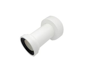 Dianhydro Prolunga per Scarico WC a Parete con borchia 100mm, Multicolore, Standard