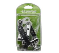 Dianhydro Sedile WC in Legno LUX Cromato Chrome