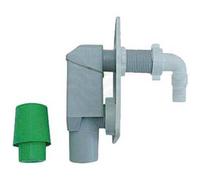 Dianhydro - SIFONE LAVATRICE LAVASTOVIGLIE AD INCASSO Con PLACCA BIANCA Diametro 40