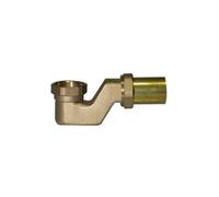 SIFONE PER COLONNA VASCA IN OTTONE 1"1/2 DH