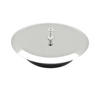Dianhydro Tappo ad espansione Chiuso con Piattello Inox 120mm, Multicolore, Standard