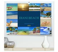 DIANI BEACH Strand Impressionen Kenia (hochwertiger Premium Wandkalender 2026 DIN A2 quer), Kunstdruck in Hochglanz: Am Meer. Am Strand. Im Herzen.