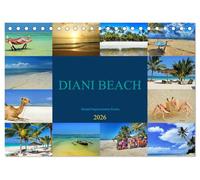 DIANI BEACH Strand Impressionen Kenia (Tischkalender 2026 DIN A5 quer), CALVENDO Monatskalender: Am Meer. Am Strand. Im Herzen.