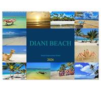 DIANI BEACH Strand Impressionen Kenia (Wandkalender 2026 DIN A2 quer), CALVENDO Monatskalender: Am Meer. Am Strand. Im Herzen.