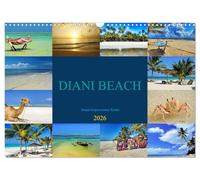 DIANI BEACH Strand Impressionen Kenia (Wandkalender 2026 DIN A3 quer), CALVENDO Monatskalender: Am Meer. Am Strand. Im Herzen.