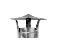 Diankamin CAPPELLO CINESE CON BASE TONDA ZINCATO Diametro 100 mm