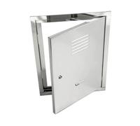 DianKamin Sportello per Cassetta di Protezione contatore Gas zincato l1xh1(nicchia) 31x41-lxh 35x45, Multicolore