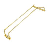 Dianoo 35,5 cm Gold Wine Glass Rack, sotto Cabinet Wine Glass Holder, Stemware Rack, Hanging Stemware Holder Per Kitchen Bar, 1 fila