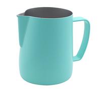 Dianoo Brocca fumante caraffa in acciaio inossidabile adatta per caffè e schiuma di latte 350 ml blu