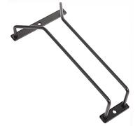 Dianoo Portabicchieri da vino nero da 22,5 cm, supporto per bicchieri da vino, supporto per calici sotto lo scaffale, gancio per riporre bicchieri da vino per bar e casa
