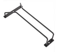 Dianoo Portabicchieri da vino nero da 24,5 cm, supporto per bicchieri da vino, supporto per calici sotto lo scaffale, gancio per riporre bicchieri da vino per bar e casa