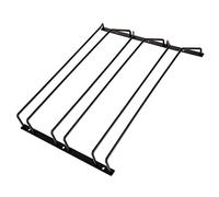 Dianoo Portabicchieri da vino nero da 40,5 cm, grande, supporto per bicchieri da vino sotto lo scaffale, per bar, sala da pranzo, 3 file