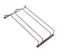 Dianoo Portabicchieri in bronzo da 35,5 cm, 1-3 file, robusta struttura in ferro, elegante finitura in bronzo, facile installazione