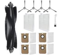 DianSung 12 Pezzi di Pezzi di Ricambio per Eufy Clean L60, L60 SES, L50, L50 SES Accessori per aspirapolvere SES, 1 Spazzola Principale, 4 Sacchetti di Polvere, 2 filtri, 4 spazzole Laterali