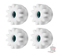 DianSung 4 Pezzi Accessori per Cuscinetto di ricambio per mocio a pedale e scopa rotante per O-Cedar/Vileda Easywring RinseClean Sostituzione, Sostituzione Spin Gear