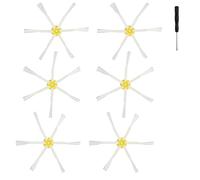 DianSung 6 Angolare Spazzole Laterali Accessori per irobot Roomba Serie 600/700/800/900 614 675 692 677 850 860 865 870 880 885 890 960 981, Parte di Ricambio per Robot aspirapolvere
