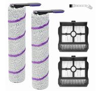 DianSung Brosse à rouleaux de pièces de rechange pour X-Clean 10, pour Narwal S20 Pro accessoires l'aspirateur humide et sec, rouleau de brosse 2 + 2 filtres + brosse de nettoyage