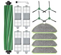 DianSung Parti di Ricambio per iRobot Roomba 205 Dust Compactor Accessori aspirapolvere Robot, 1 Spazzola Principale, 4 Panni, 4 spazzole Laterali, 4 filtri HEPA