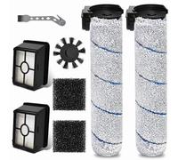 DianSung Ricambio per Rowenta X-Clean 2/X-Clean 4,Spazzola a rullo + Filtro | Accessori, 2 spazzole a rullo + 2 Filtro di ricambio + 1 spazzole laterali + 1 spazzola di pulizia