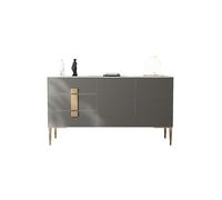 DIANXI Gabinetto del Buffet Mobiletto portaoggetti laterale da pranzo in pelle di sella, moderno, for camera letto, ingresso, casa, decorazione Armadietto per Posate(160x40x85cm)