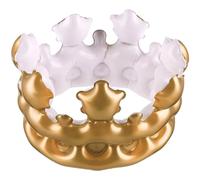 Dianzan Corone Gonfiabili, Corone Gonfiabili Dorate Re E Regine, di Compleanno per Bambini, per Travestimenti di Compleanno per Adulti, Decorazione per Feste di Carnevale.