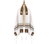 Dianzan Scialle Preghiera Tallit, Scialle Preghiera Tallit Messianico, Sciarpa Preghiera Ebraica Israeliana per Uomo E