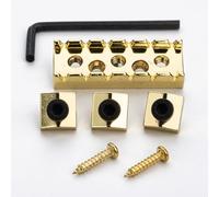 DIAO79NI 1 dado di bloccaggio in metallo per chitarra elettrica Floyd Rose Style tremolo Double Lock System (oro)