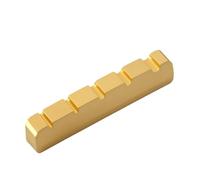 DIAO79NI 1 dado per chitarra a 5 corde in ottone pre-scanalato, 45 mm x 6 mm x 8,8 mm, compatibile con Les Paul LP SG Style chitarra elettrica o chitarra acustica parti di ricambio oro.