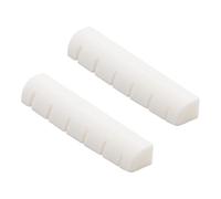 DIAO79NI 2 dadi in osso scanalati per chitarra, 42 mm x 6 mm x 8,5 mm, per chitarra acustica o Les Paul