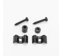 DIAO79NI 2 guide in metallo vintage per corde per chitarra elettrica Fender Stratocaster Tele (Nero)