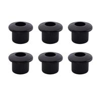 DIAO79NI 6 boccole di conversione per accordatore per chitarra, da 6 mm a 10 mm, da vintage a moderne, colore nero