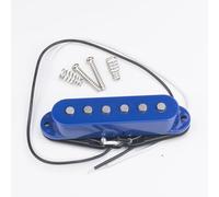 DIAO79NI Alnico 5 pickup a bobina singola da 50 mm per manico chitarra a palo piatto (blu scuro)