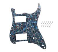 DIAO79NI Battipenna professionale a 11 fori per chitarra HH Stratocaster americana/messicana, stile moderno, perlato invecchiato, 4 strati.