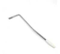 DIAO79NI Braccio tremolo con filettatura da 5 mm, per chitarra elettrica Stratocaster, sistema tremolo cromato/bianco