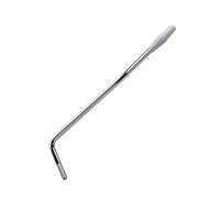 DIAO79NI Braccio tremolo per chitarra elettrica, filettatura M5, 182 mm, compatibile con chitarra elettrica Fender Mexico Strat, cromato/bianco