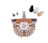 DIAO79NI Chitarra 5-way 24-Pole Super Switch Pickup Selettore Super Double Wafer con Nero/Bianco/Beige Punta Compatibile con Strat/Tele Chitarre