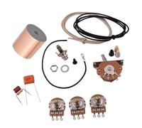 DIAO79NI Kit di cablaggio per chitarra elettrica fai da te, 500 K, per Fender Stratocaster, SSS