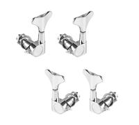 DIAO79NI Set di 2 meccaniche sigillate per basso a sinistra, 2 destrorsi, per basso Precison o Jazz Bass (cromato)