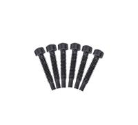 DIAO79NI Set di 6 viti M3 × 21 mm a doppia bobina per pickup humbucker con filettatura fine, accessori per chitarra elettrica (nero)