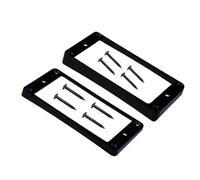DIAO79NI Set di anelli di montaggio per pickup Humbucker con fondo curvo, per ponte e collo, ricambio compatibile con chitarra elettrica Les Paul LP Style (nero)