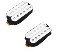 DIAO79NI Set di pickup humbucker per chitarra elettrica, a doppia bobina, per ponte e collo, 2 pezzi, 50/52 mm, colore: bianco
