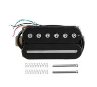 DIAO79NI Set pickup humbucker per chitarra da 50 mm, con asta a vite, nero