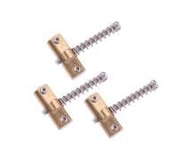 DIAO79NI WTB - Set di 3 selle per ponte Tele Bridge compensato in ottone, 10,7 mm, per Fender Telecaster vintage