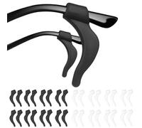 DIAONIAN 32 Pezzi 16 Paia Ferma Occhiali,Antiscivolo Per Occhiali,Adatto Per Il Lavoro,Le Lezioni e Le Attività All'aperto