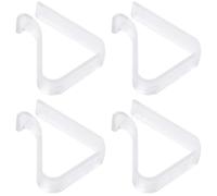 DIAONIAN 4 Pezzi Ferma Tovaglia da Esterno,Ferma Tovaglia da Tavola,Ganci Ferma Tovaglia da Esterno,Fermatovaglia,Blocca Tovaglia da Esterno,Clip Fermatovaglia,Fermatovaglia in Plastica Trasparente