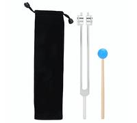 Diapason 68,05 Hz con Martello di Legno, Diapason per Terapia di Massaggio Antistress, Diapason Sensoriale Test Nervoso