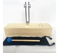 Diapason Chakra professionale con base in legno for cassa di risonanza, strumento a percussione curativo del suono, regalo for la messa a punto della meditazione yoga Biofield (Color : 210.42Hz)