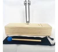 Diapason Chakra professionale con base in legno for cassa di risonanza, strumento a percussione curativo del suono, regalo for la messa a punto della meditazione yoga Biofield (Color : 141.27Hz)